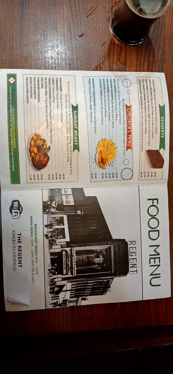 The Regent Menu - Image 5